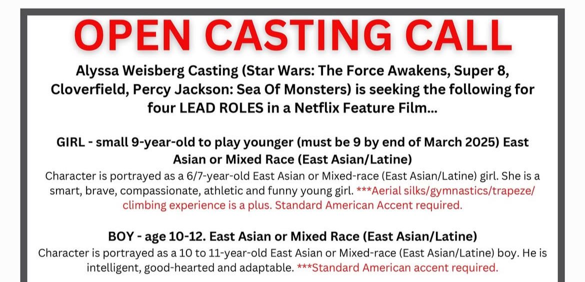 Open Casting from Alyssa Weisberg