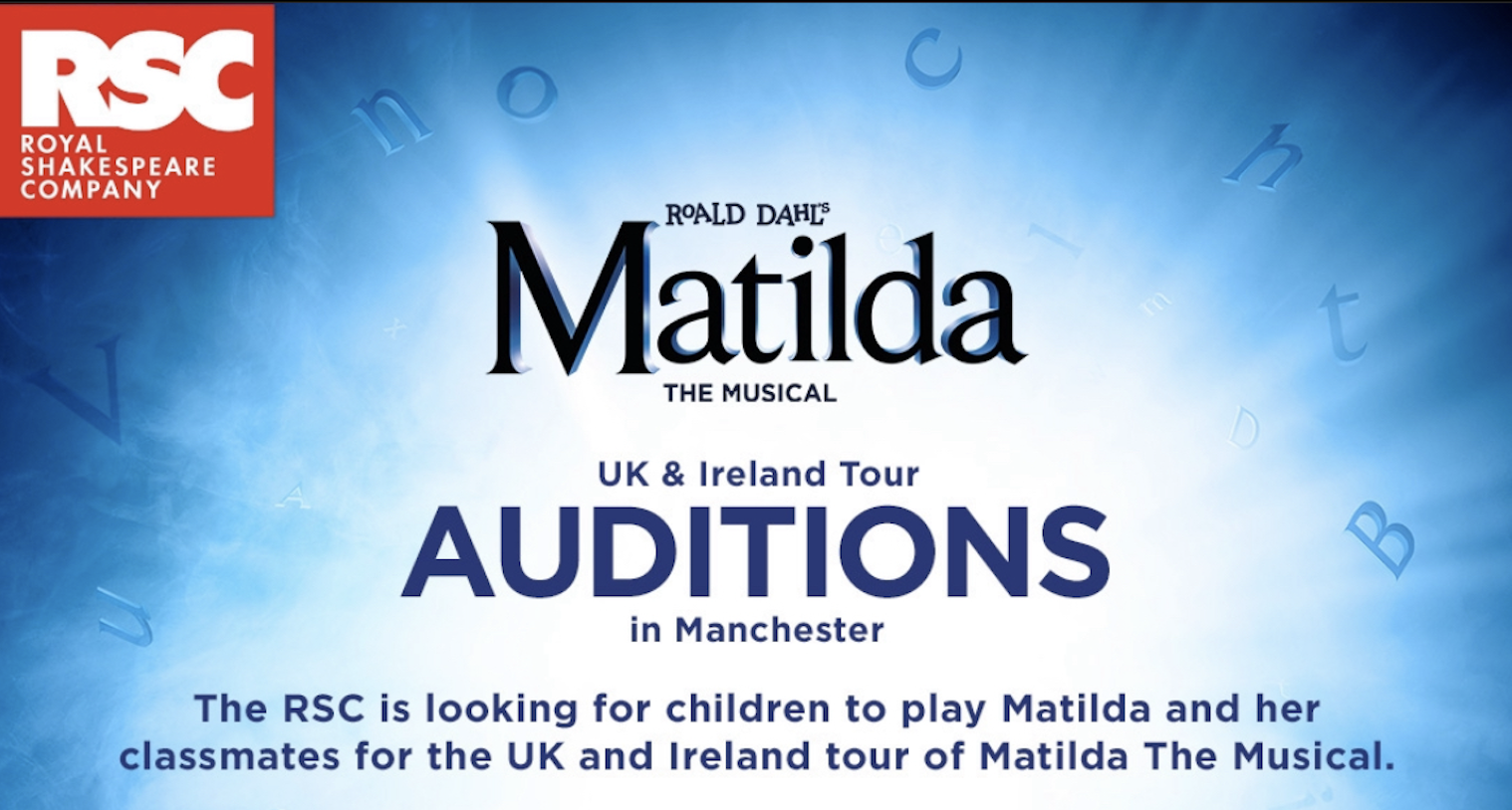 Open Casting for ‘Matilda the Musical’