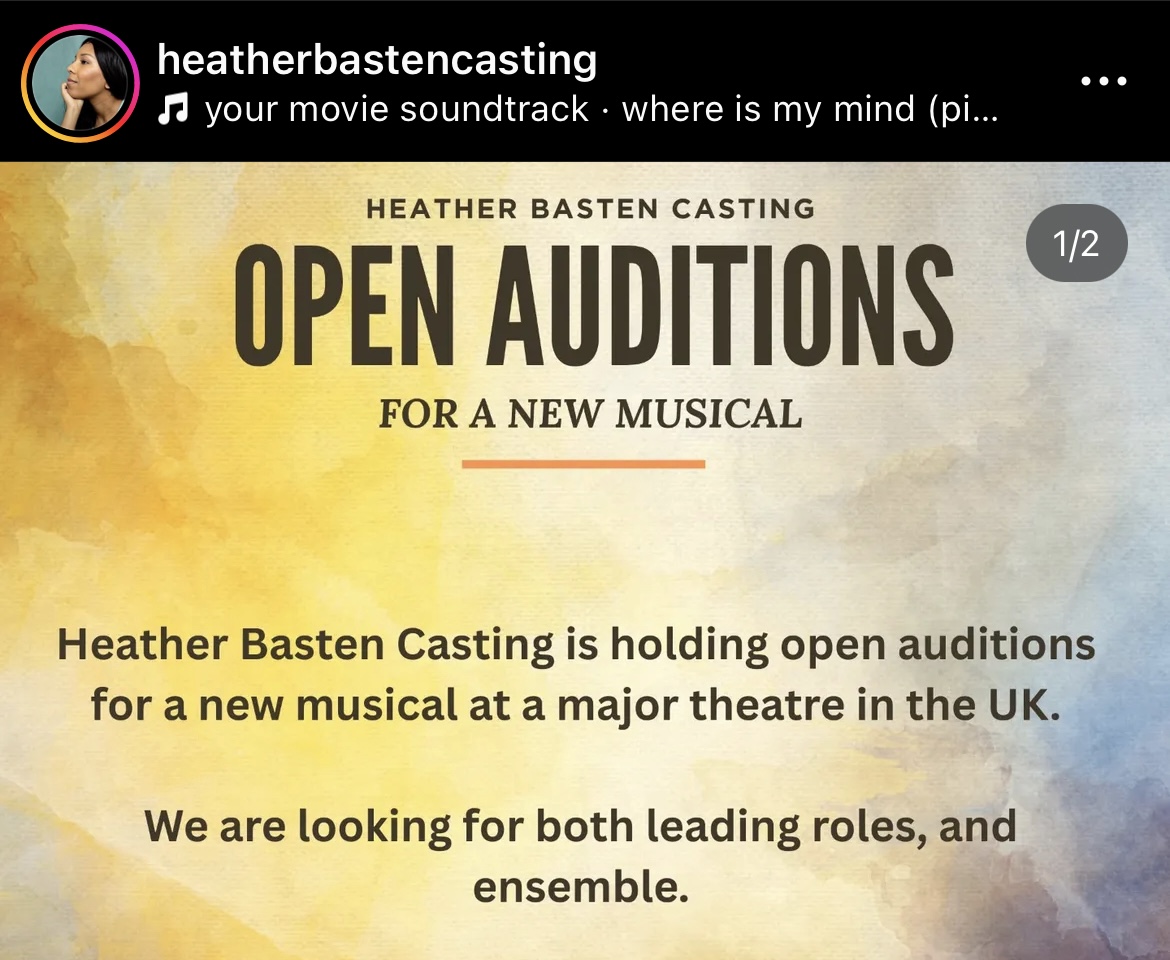 Open Casting Call from Heather Basten Casting