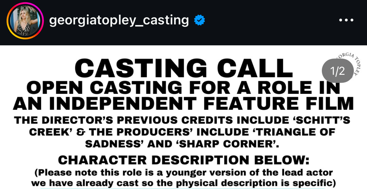 Open Casting From Georgia Topley Casting