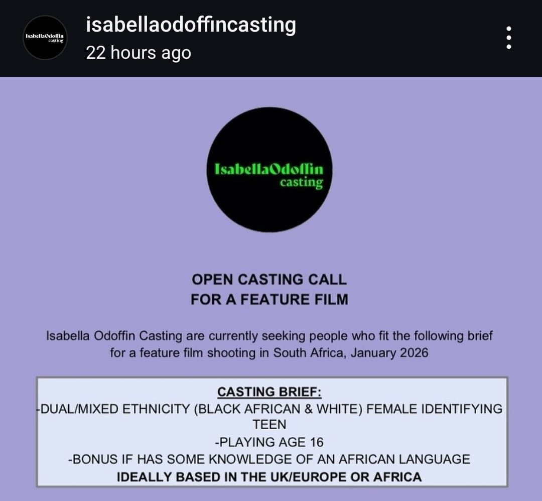 Open Casting From Isabella Odoffin Casting