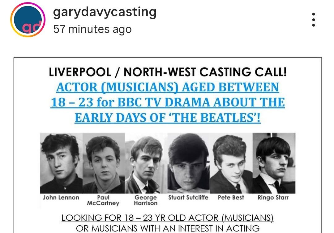 Open Casting From Gary Davy Casting