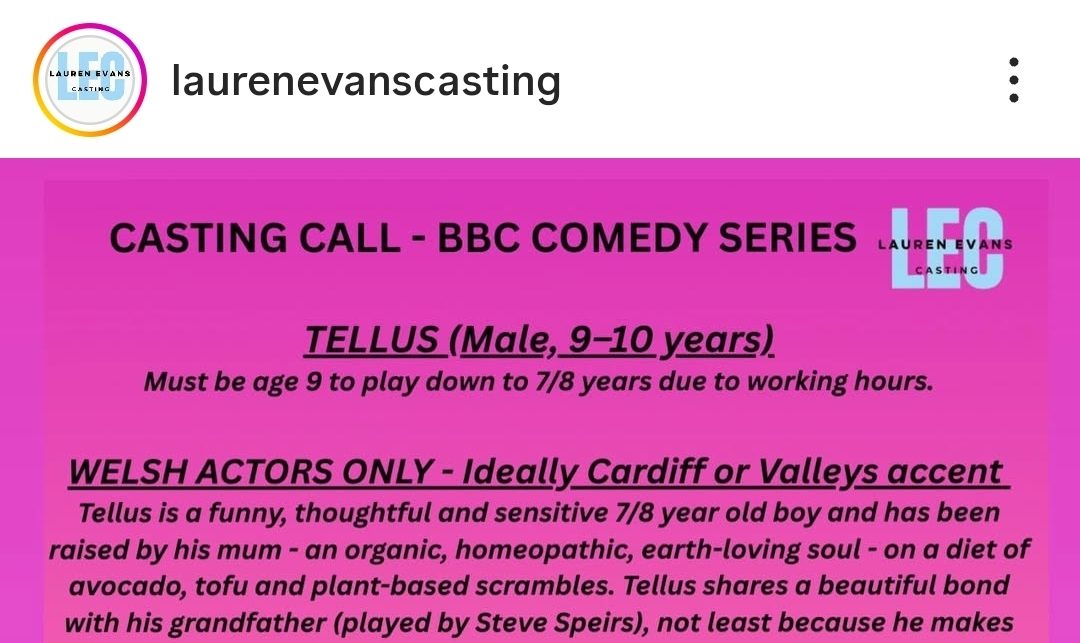 Open Casting From Lauren Evans Casting