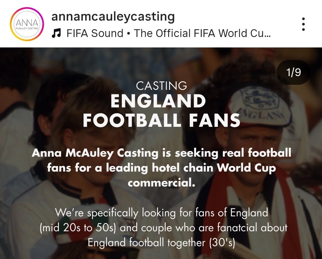 Open Castings From Anna McAuley Casting