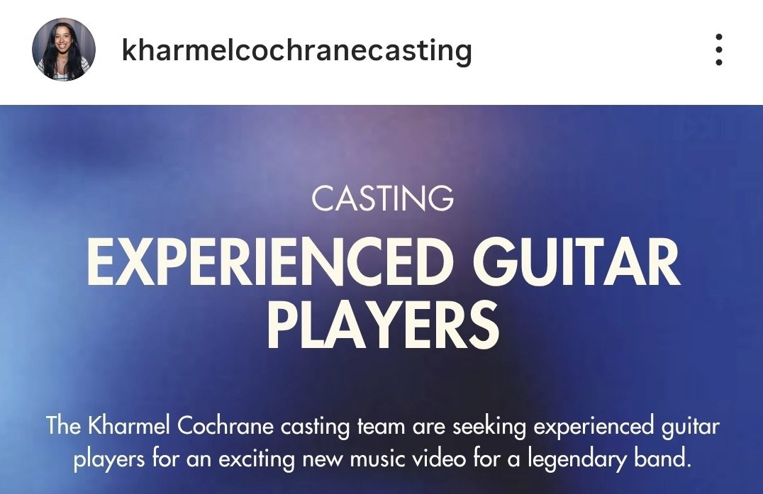 Open Call From Kharmel Cochrane Casting